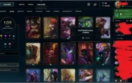CONTA LOL DIAMANTE 1 SOLOQ + FLEX.