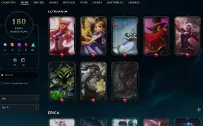 Conta Lol Full Acesso I 180 Skins I 163 Champs I Aged 2014