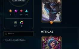 Conta Lol 178 skins + 149 campeões + 39 emotes + 156 icones