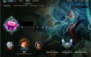 Conta lol Diamante 5