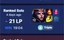 [LOL] CONTA PLATINA 1, POUCOS JOGOS RANQUEADOS