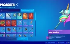 Conta Cavaleiro Negro e skins raras, salve o mundo com vbuck