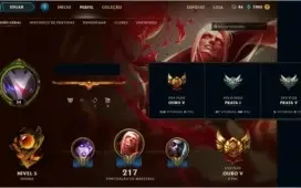 CONTA LOL - 104 CAMPEÕES - 42 SKINS (700 REAIS EM SKINS)