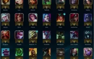CONTA LOL - 104 CAMPEÕES - 42 SKINS (700 REAIS EM SKINS)