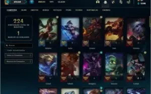 Conta platina 2 MAIN JG / ADC com 51 skins e 78 champs