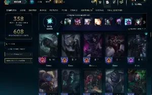 Ferro 3 com 140 Champs e 80 Skins ( JG / TOP / SUP )