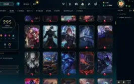 Conta LoL 295 skins todos campeões + faca val.