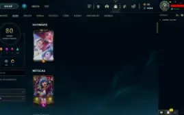 Conta LOL LVL 316 | 159 Campeões| 80 Skins |UNRANKED| 2014