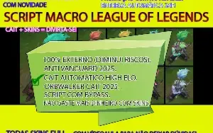 Script Lol Macro + Skins + Entrega Automática 2025