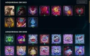 LVL 59/ 18 SKINS / gold1 ex plat4