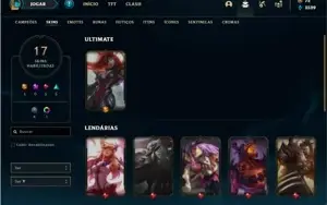 Conta prata 1 com 43 Champs e 17 Skins