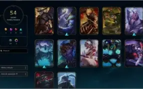 Vendo conta lol 54 skins, lvl330