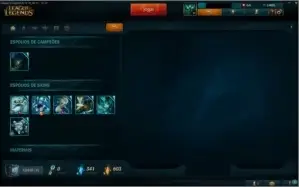 ACCOUNT LEAGUE OF LEGENDS OURO V