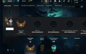 Ouro 1 com 55 Champs e 10 Skins