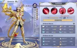 Conta saint seiya awakening conta com mais de 1 ano Global