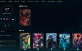 Conta League of Legends Full Acesso - 74 Champs e 47 Skins