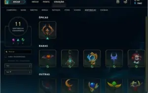Conta de lol na md10