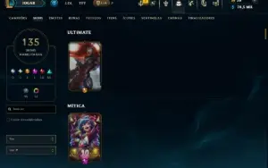 Conta 2017 Platina 135 skins 1Ultimate Miss Fortune