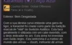 Karambit Aço Azul CSGO