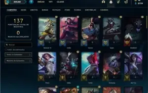 Conta bronze 4 com 70 Champs e 45 Skins