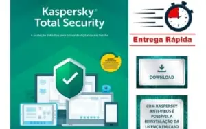 Kaspersky Antivírus - 3 Dispositivos - 365 Dias