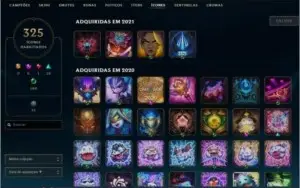 Conta LOL 582 Skins - Ouro 4