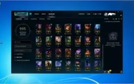 Conta prata 1,com borda ouro e 69 champs e 15 skins