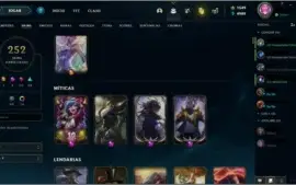 MESTRE FULL CHAMP COM SKINS RARAS