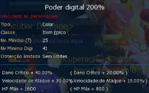 Conta LADMO servidor Omegamon.