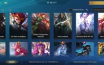 Vendo conta com algumas Skins prestígio