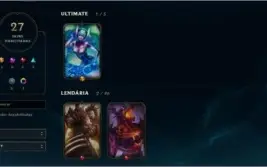 OURO SOLO e FLEX / 126 CAMPEÕES / 27 SKINS