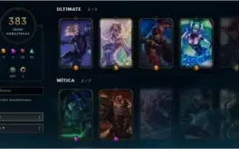 Conta LOL com 383 Skins / Gold S7