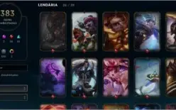 Conta LOL com 383 Skins / Gold S7
