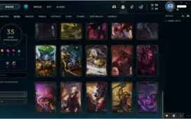 CONTA DIAMANTE 🌟 35 SKINS 🌟 80 CAMPEOES