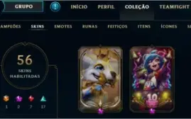 Conta de League of Legends TOP SKINS RARAS