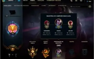 Conta de League of Legends TOP SKINS RARAS