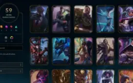 Conta League of Legends Full Acesso 59 Skins Main Sup