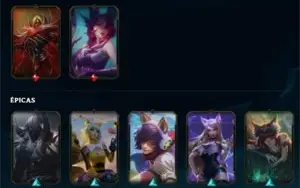 Conta de Lol - Ouro IV, 224 skins.