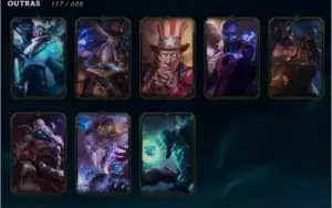 Conta LOL - Diamante 2 - Todos os campeões - 176 skins