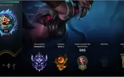Conta LOL - Diamante 2 - Todos os campeões - 176 skins