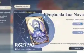 DILUC+ZHONGLI+QIQI C1+HARPA CELESTIAL+ BENÇÃO 1 MÊS
