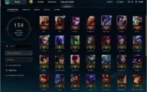 Conta League of Legends Level 72 Gold IV