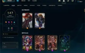 conta Valorant + League of legends com skins nos dois