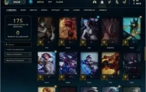 Conta ouro 4 com 65 champs e 26 skins