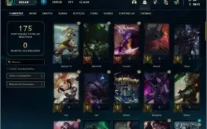 Conta ouro 4 com 65 champs e 26 skins