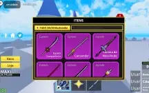 Conta blox fruits lvl max com fruta despertada
