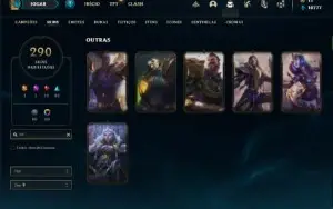 Conta diamante 4 com TODOS os champs e 290 Skins (Nivel 722)