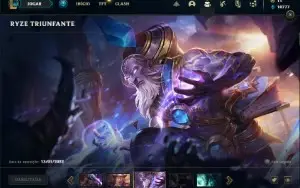 Conta diamante 4 com TODOS os champs e 290 Skins (Nivel 722)