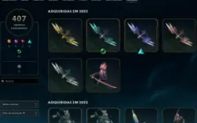 Conta league of legends 1509 skins (Pax Jax)