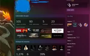 Conta steam 9 anos muitos jogos avaliada em 4k+
